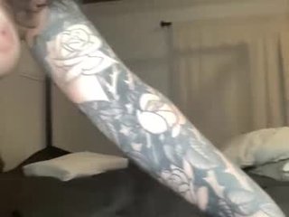 gothbarbie_x live sex with a tattooed couple fills their afternoon